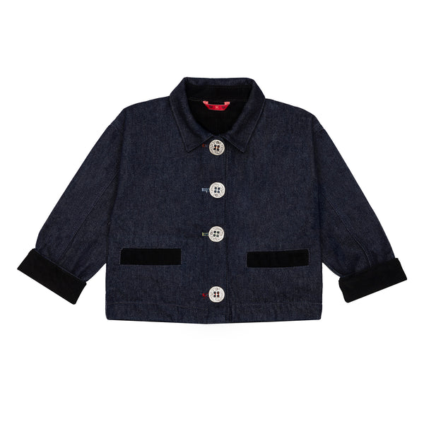 Soft Rainbow Jean Jacket