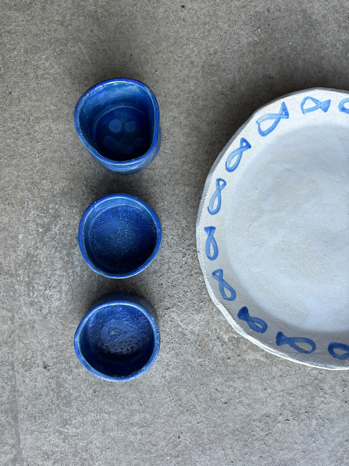 Fish Serving Plate, Regatta Mugs