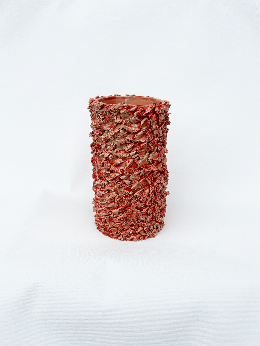 Tangerine Tango Barbed Vase