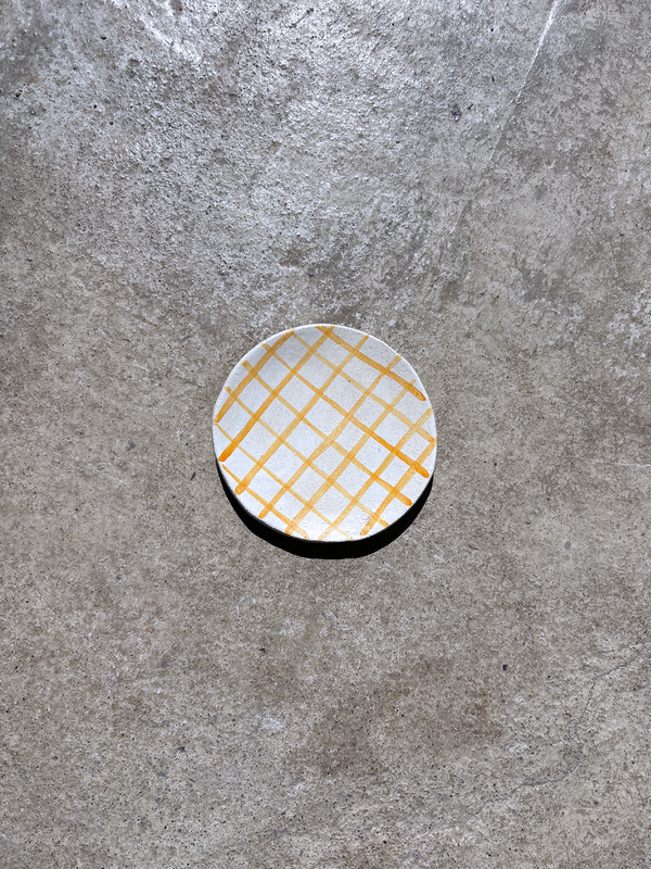 Mini Orange Checkered Plate