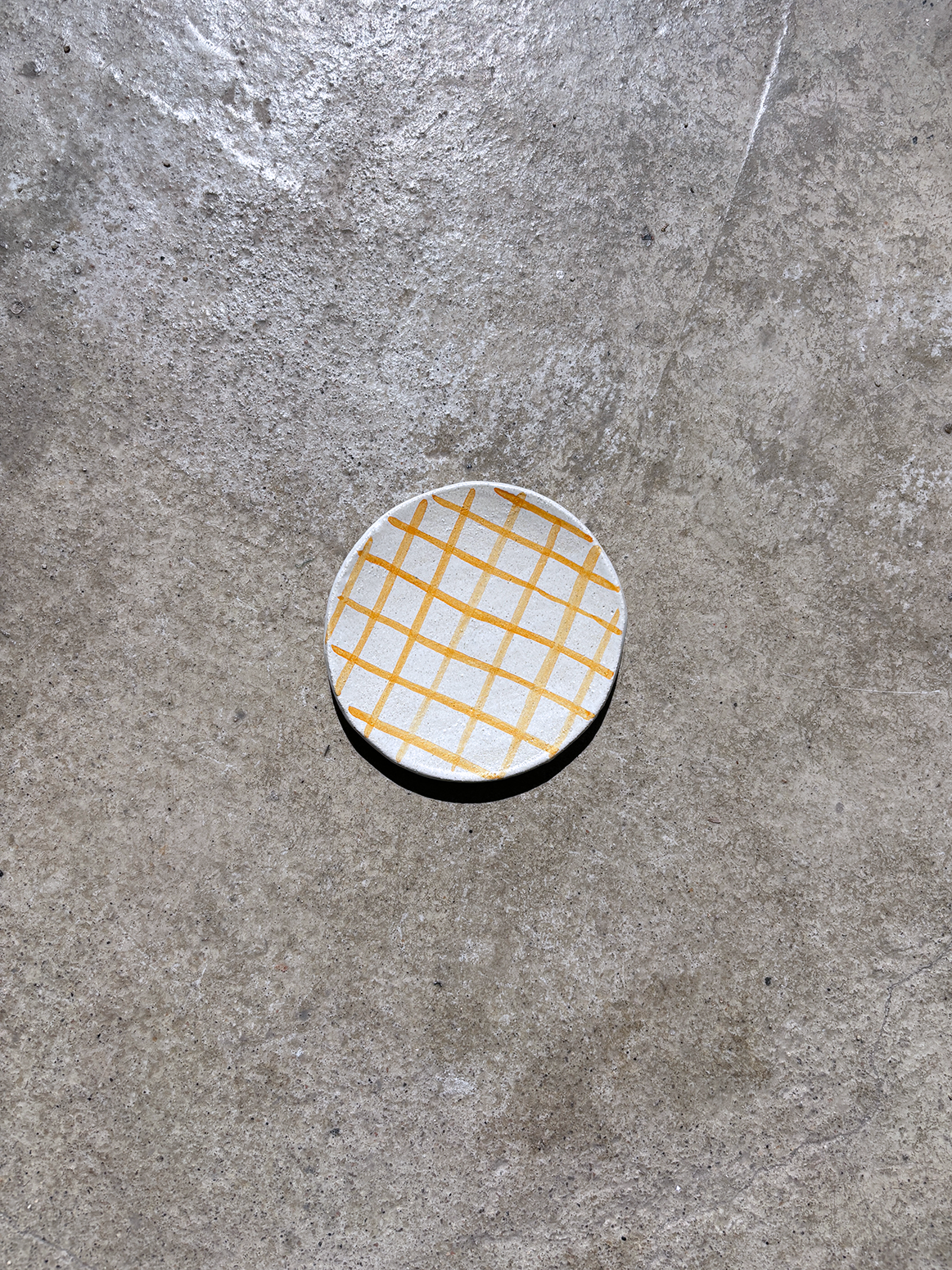 Mini Orange Checkered Plate