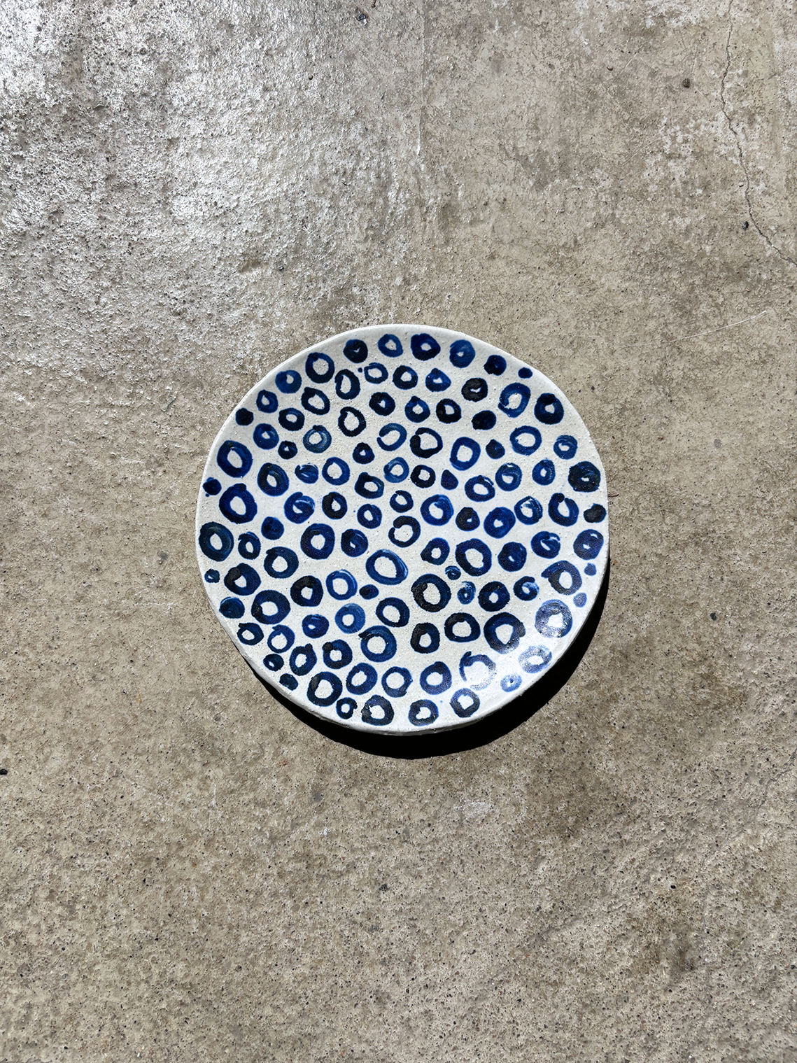 Medium Blue Circles Plate