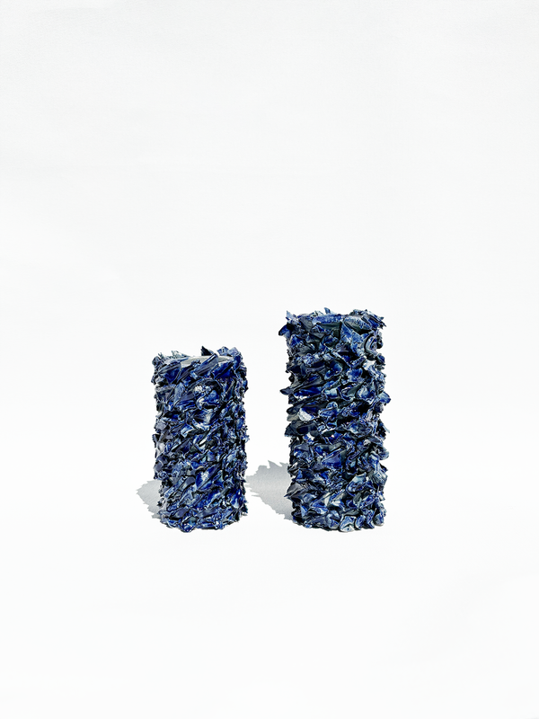 Blue Lolite Midi Barbed Vase